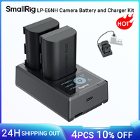SmallRig 2040 mAh LP-E6NH Camera Battery and Charger Kit For Canon EOS 5D Mark II/R5/R6/R5C/R7/R6 Mark II/70D/80D Camera -3821