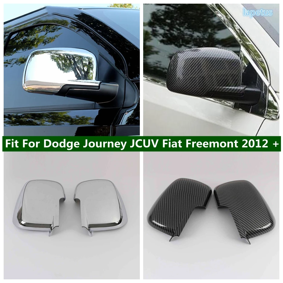 

Car Rearview Side Door Turning Mirror Decoration Shell Cover Trim Accessories For Dodge Journey JCUV Fiat Freemont 2012 - 2019