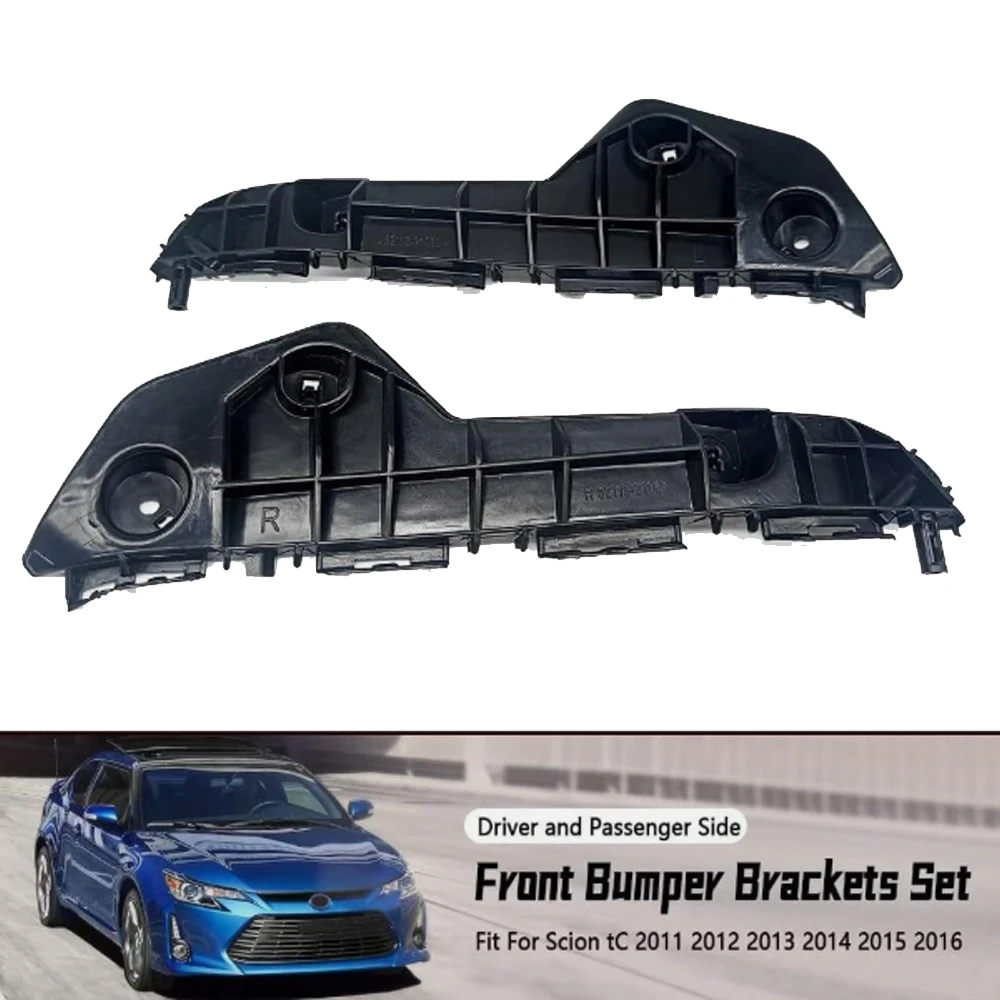 

2PCS Quality Car Front Driver And Passenger Side Base Bumper Bracket Left Right For Toyota Scion TC 2011-2016