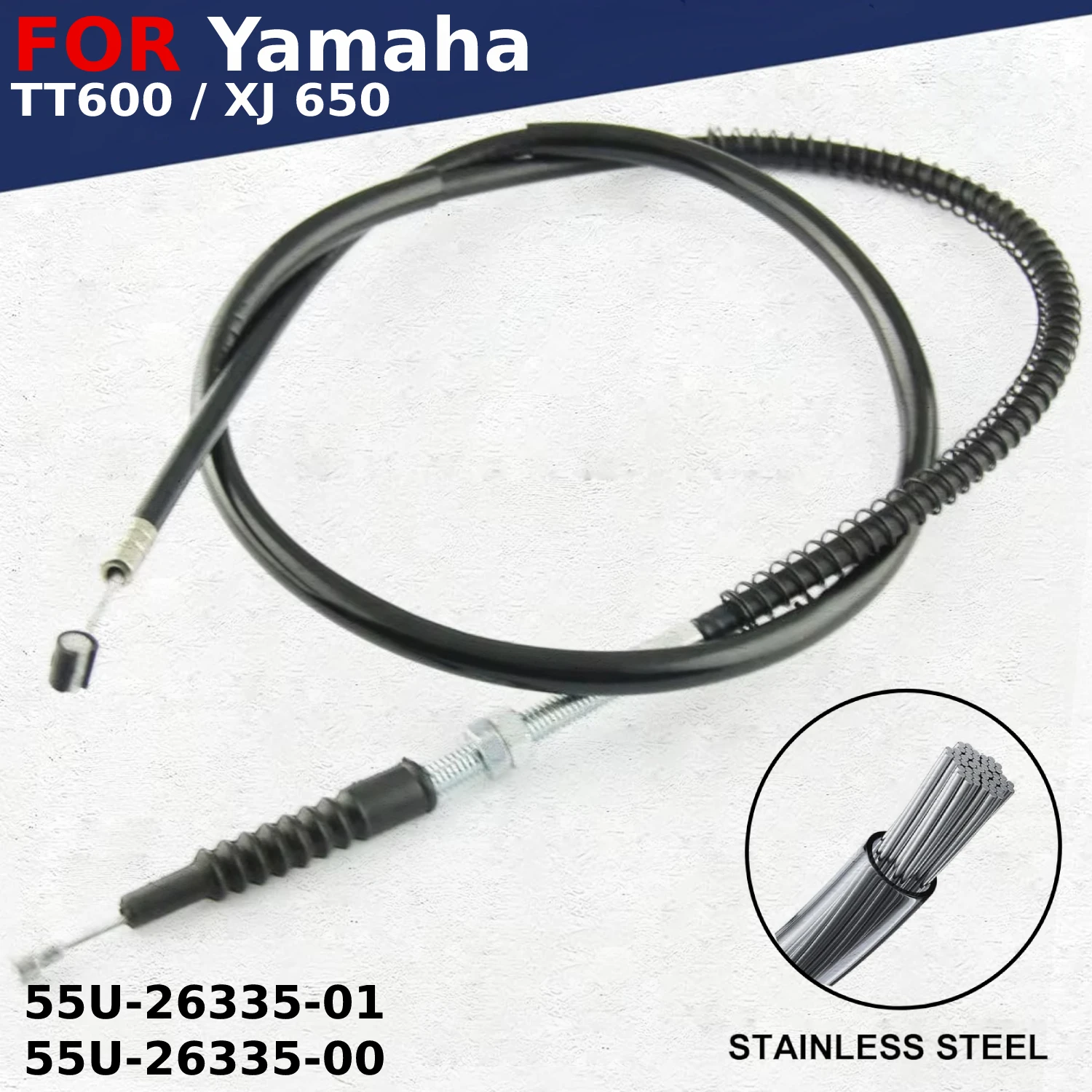 

Motorcycle Clutch Cable Clutch line For Yamaha TT600 1983-1992 XJ 650 1982-1984 55U-26335-01 55U-26335-00