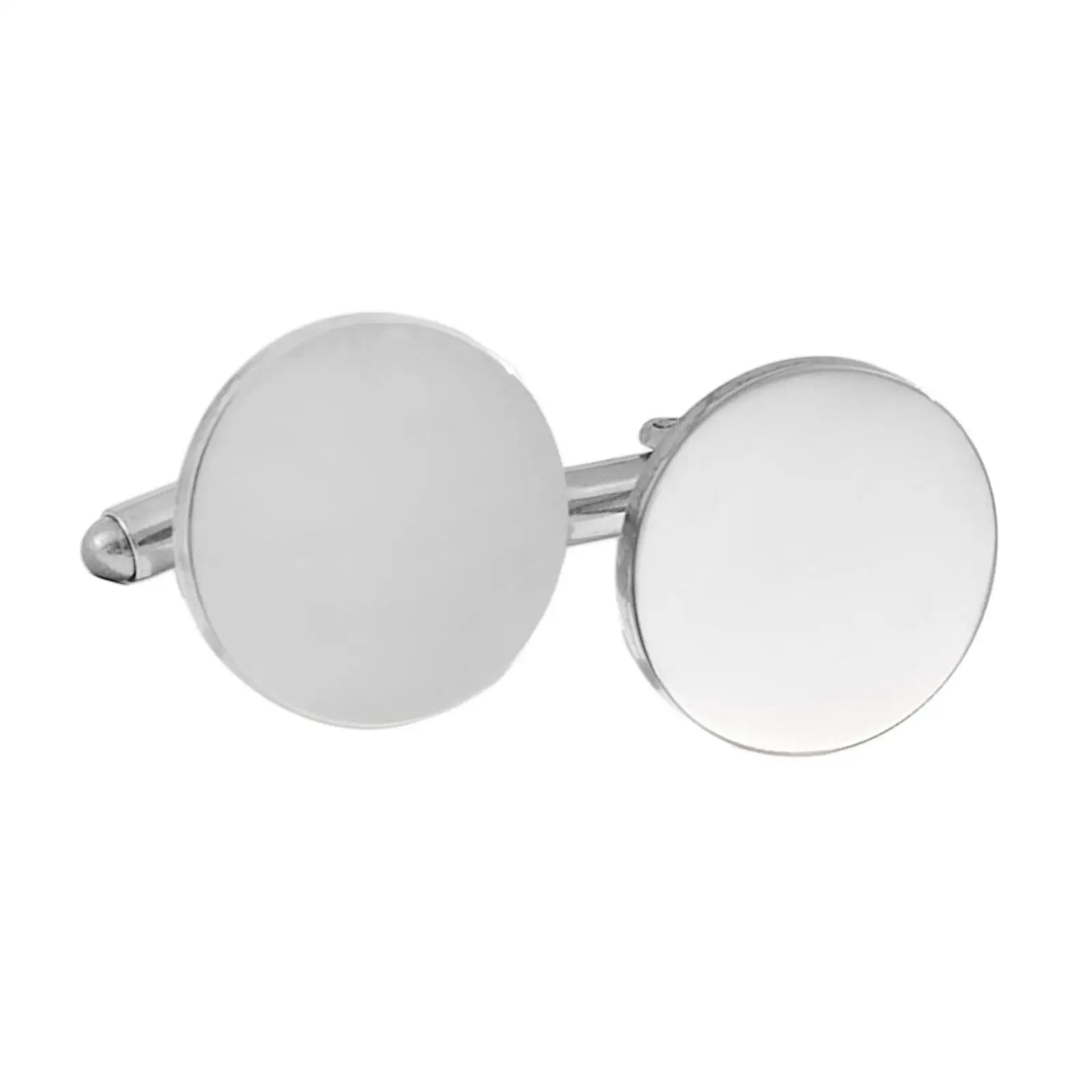 Stainless Steel Mens Cufflinks Round Novelty Shirt Buttons Stylish Tuxedo Accessories for Wedding Business Meeting Formal Party