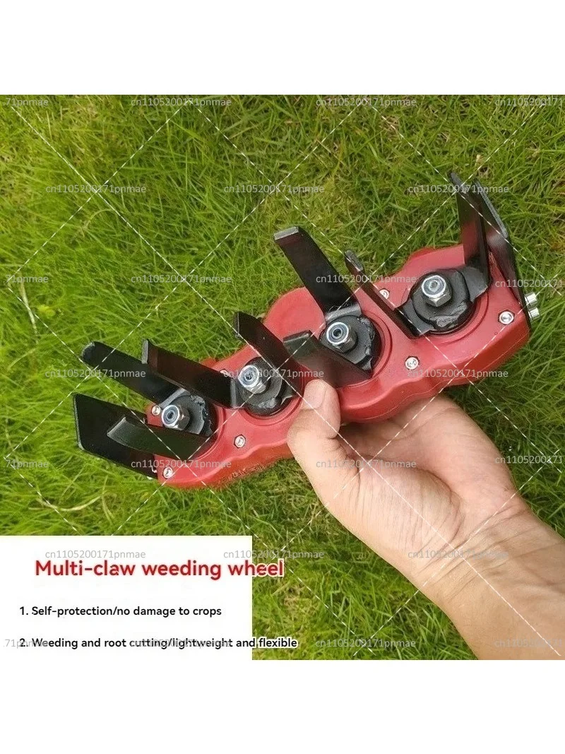 Heavy-Duty Weeding Gearbox Replacement for Orchard & Greenhouse Use, Anti-Tangle Cultivation Head with Heat-Treated Gears