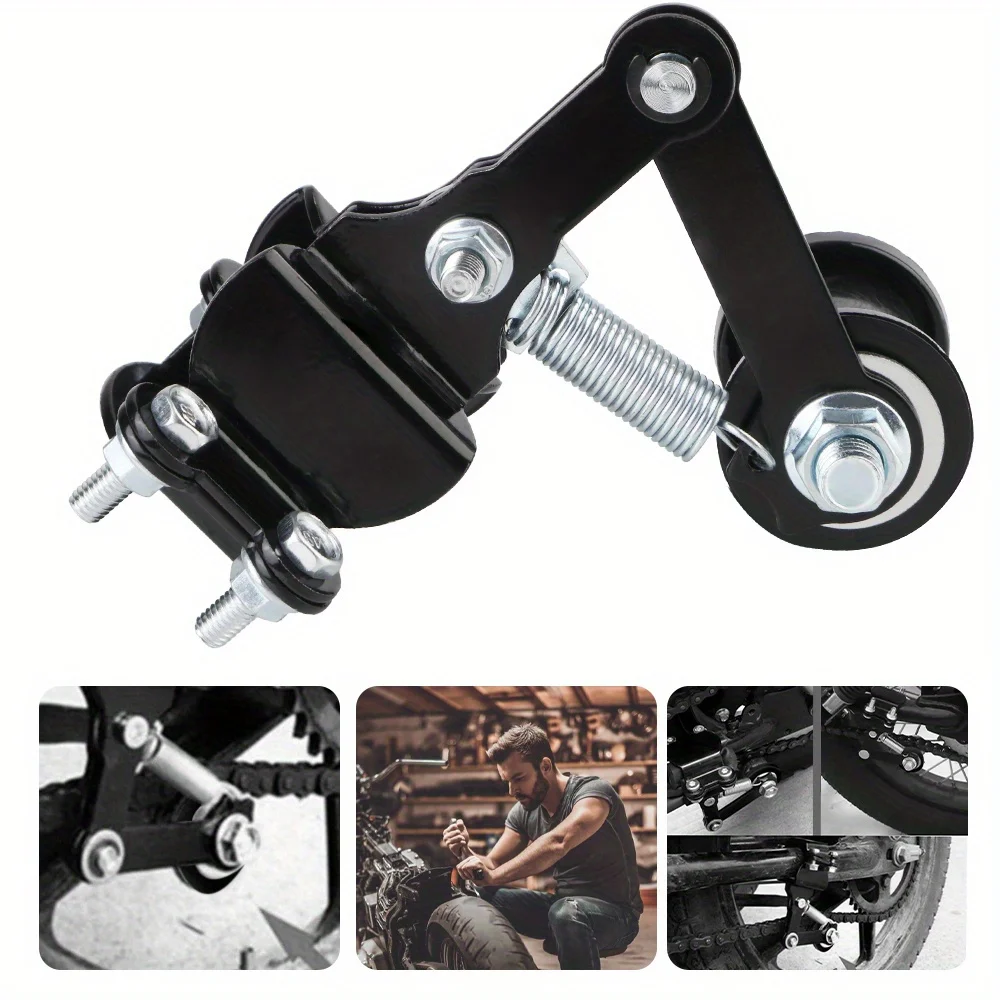 Adjuster Chain Tensioner On Roller Motorcycle Modified Accessories Tool Motorcycle Adjuster Chain Tensioner