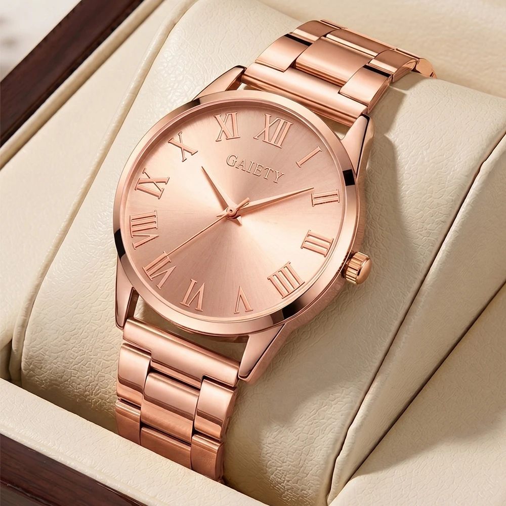 Vintage Fashion Watches - 1Pc Women's Watch Rose Gold Fashionable