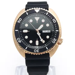 Luxury 45MM Automatic Movement NH36 Rose Gold Case Sapphire Men's Watch Mechanical Waterproof Luminous Watch