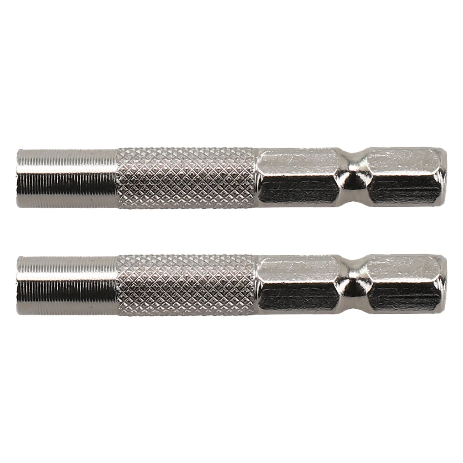 Chave de fenda elétrica Soquete, Hex Shank, Insert Bit Adapter, Aço cromado-vanádio, Prata, 4mm, 6.35mm