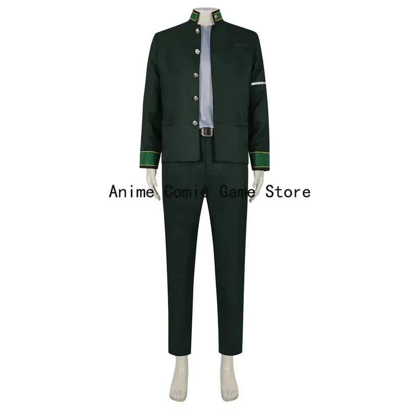 متوفر XS-XXL كيوتارو سوجيشيتا كوسبلاي أنيمي كسارة الرياح شعر مستعار كوسبلاي معطف الهالوين ملابس حفلات كرنفال للرجال