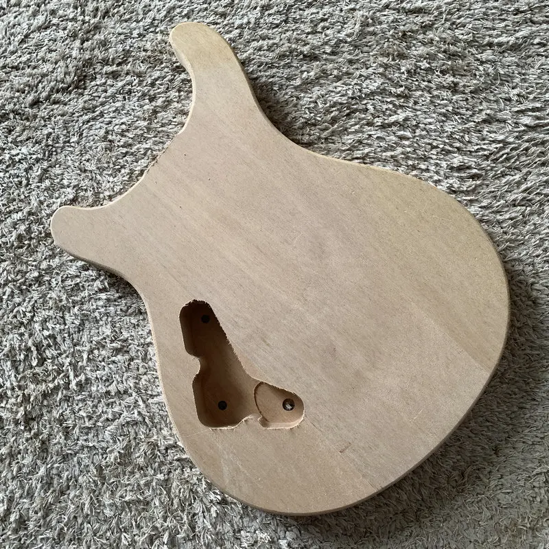 Custom Handmade Unfinished Electric Guitar Body Natrural Solid Wood Set-in Connection DIY Guitar Parts AB933/AB934