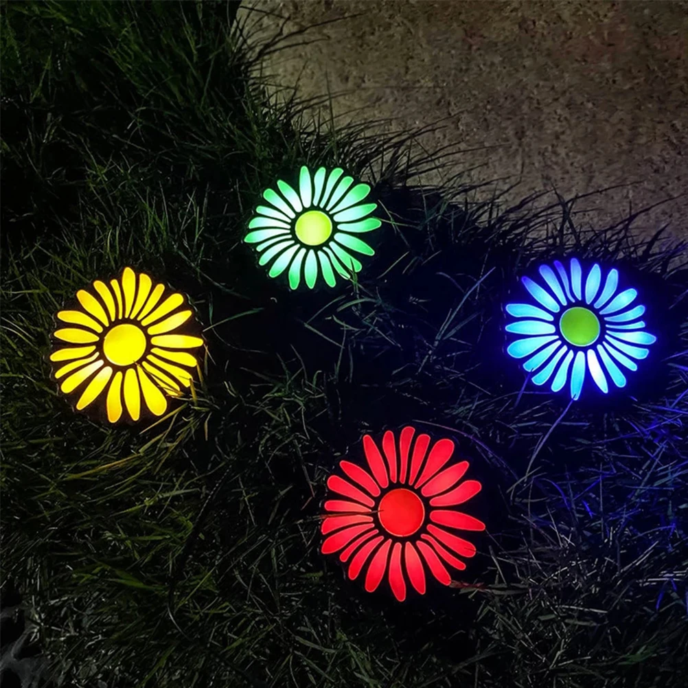 

Solar Garden Light LED Chrysanthemum Lawn Lamp Outdoor Decoration Yard Light Ornament Landscape Lighting Powered Flowers