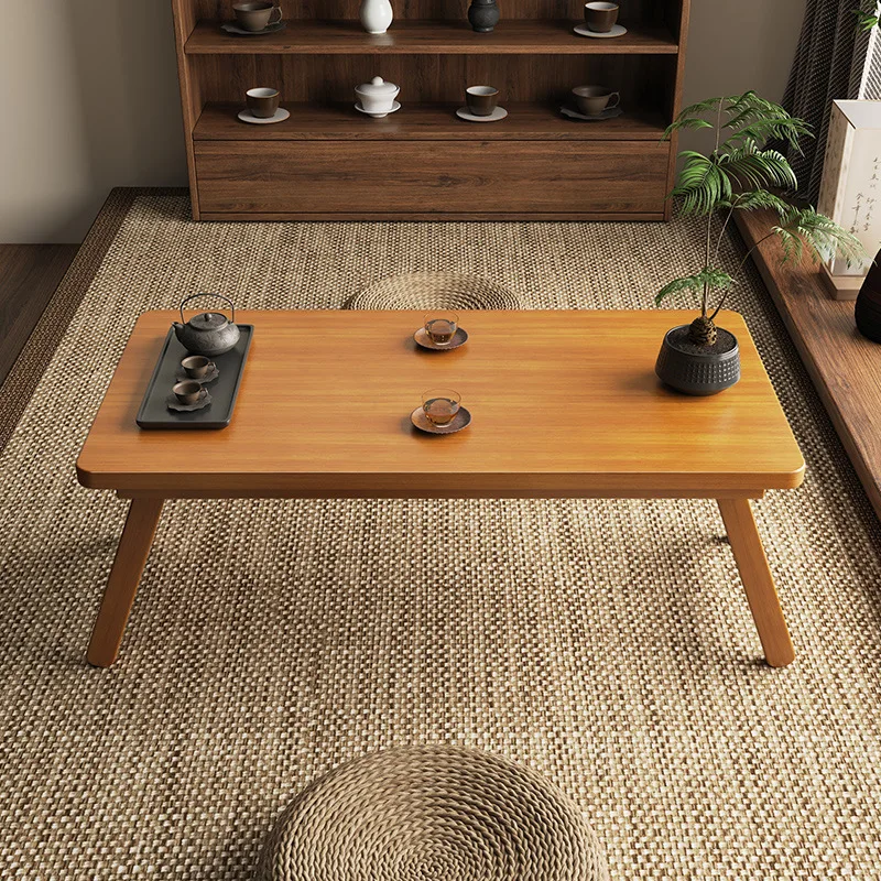 Japanese Style Small Coffee Table Tatami Bay Window Desk Rectangular Balcony Foldable Kang Several Tea Study