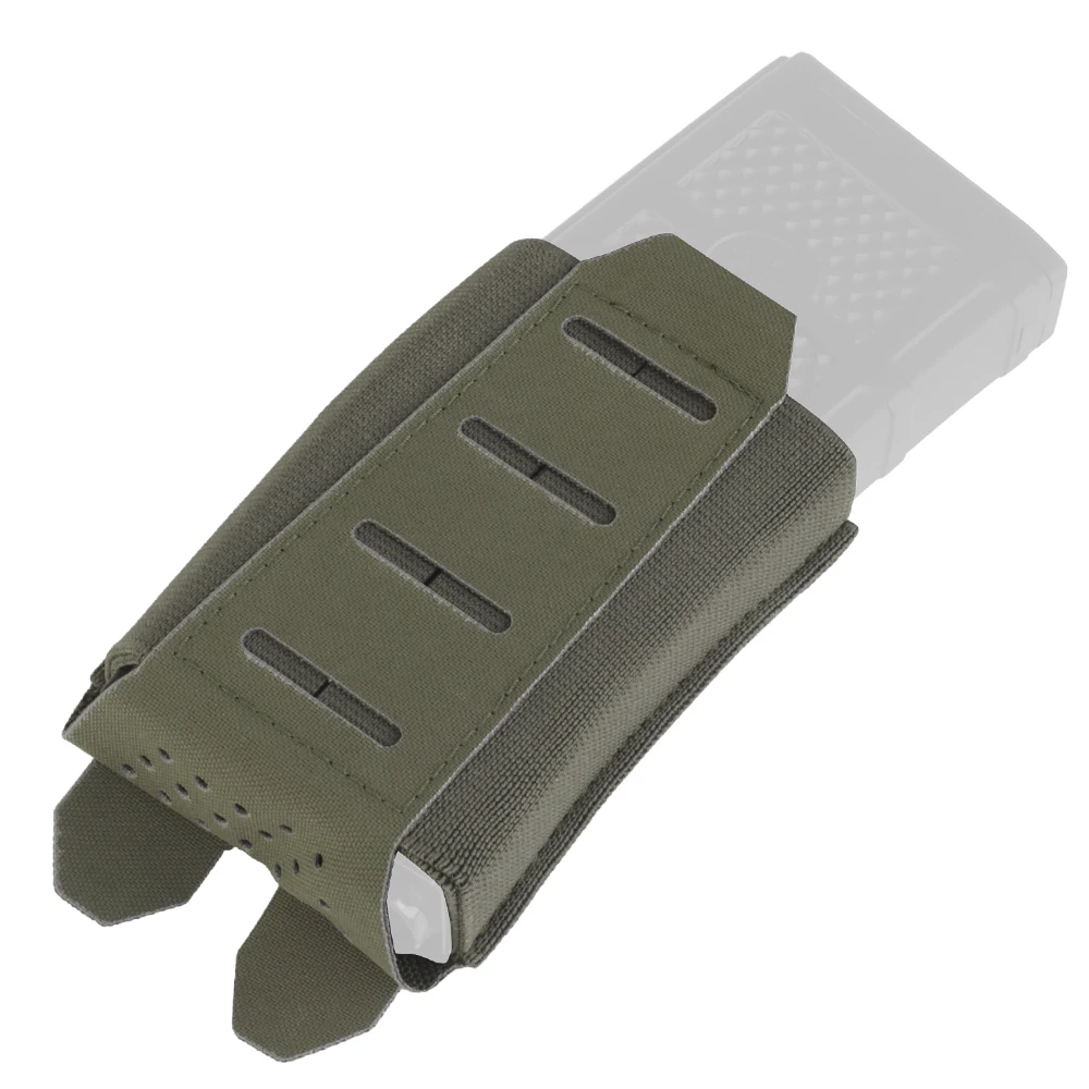 Tactical 5.56 7.62 Rifle Single Mag Pouch Quick Pull MOLLE Mount Elastic Mag Holder Clip ARC V2 Mag Pouch for Plate Carrier Belt - view 3