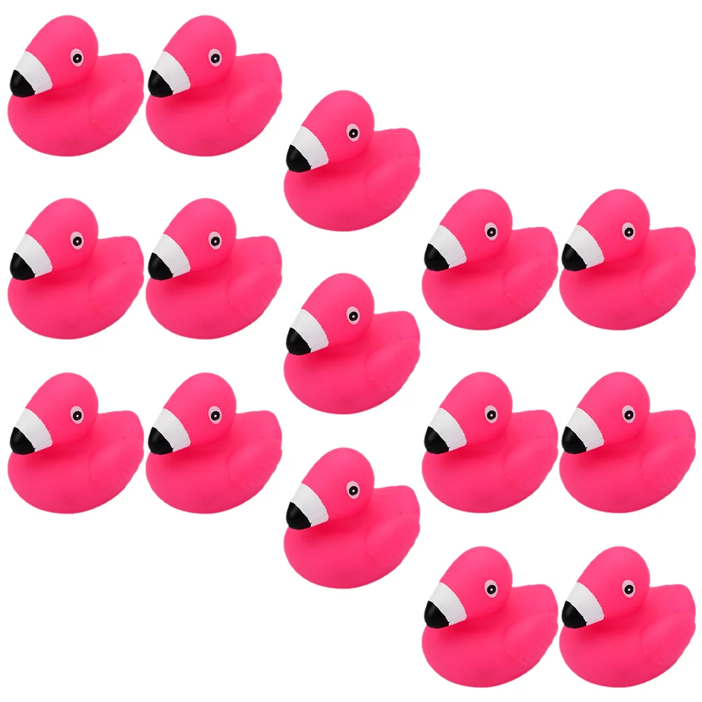 15 Pcs Children's Toys Duck Playing Water Bath Animals Baby Pinch Mini for Vinyl Kids Indoor Bathtub Shower