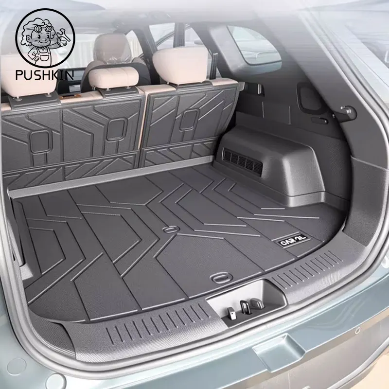 لشيري تيجو 8 برو 2025 2026 سيارة 5 مقاعد TPE الخلفي فرش داخلي للسيارات والشاحنات حصيرة مقاوم للماء تخزين الوسادة المضادة للانزلاق سهلة التنظيف اكسسوارات السيارات