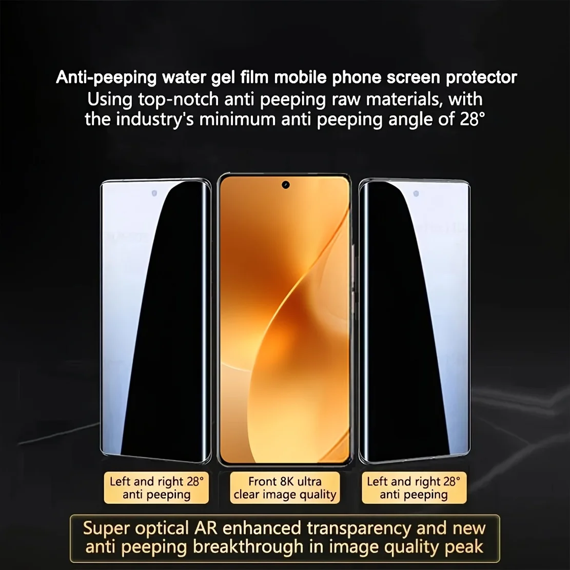 3Pcs Privacy Hydrogel Film For OPPO Reno16 15 14 Pro FS F 5G For Oppo A58 A79 A78 A38 A18 A98 A6 Pro A6s A60 Screen Protector