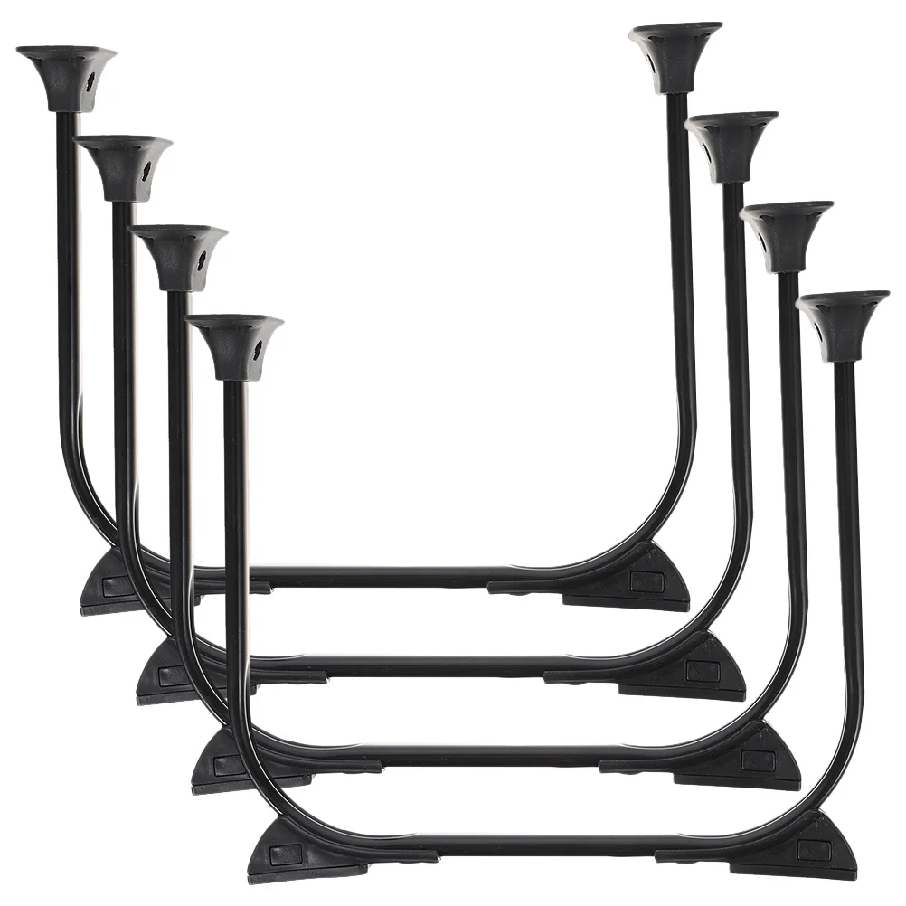 4 pièces pieds en métal pliables en forme de U pieds de meubles pliants robustes pour Tables basses bureaux bancs pied de Table à feuilles tombantes
