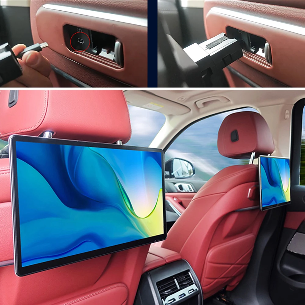 

Развлекательная система заднего сиденья для BMW X6 G06 2023-2026 Монитор подголовника 4G + 64G Android 4K WiFi Автомобильное видео HDMI Зеркало ТВ-экран