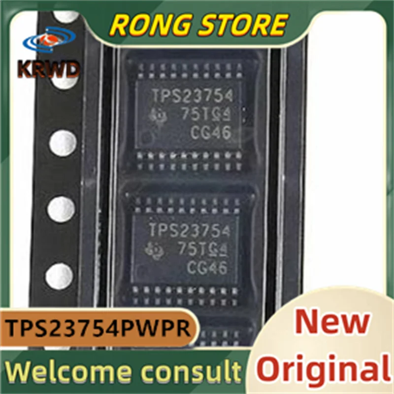 10pcs TPS23754 New and Original TPS23754PWPR  TSSOP-20