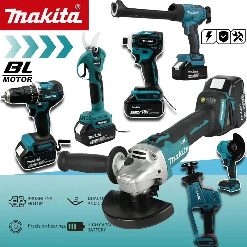 

Ударный шуруповерт Makita, аккумуляторная отвертка, электрическая сабельная пила, различные модели портативных беспроводных электроинструментов