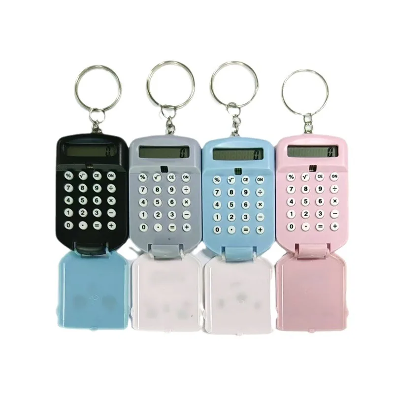 

Random 3 Pcs Mini Calculators Lightweight Portable Basic Math Tool Office Accounting Student Travel Plastic Arithmetic Counter