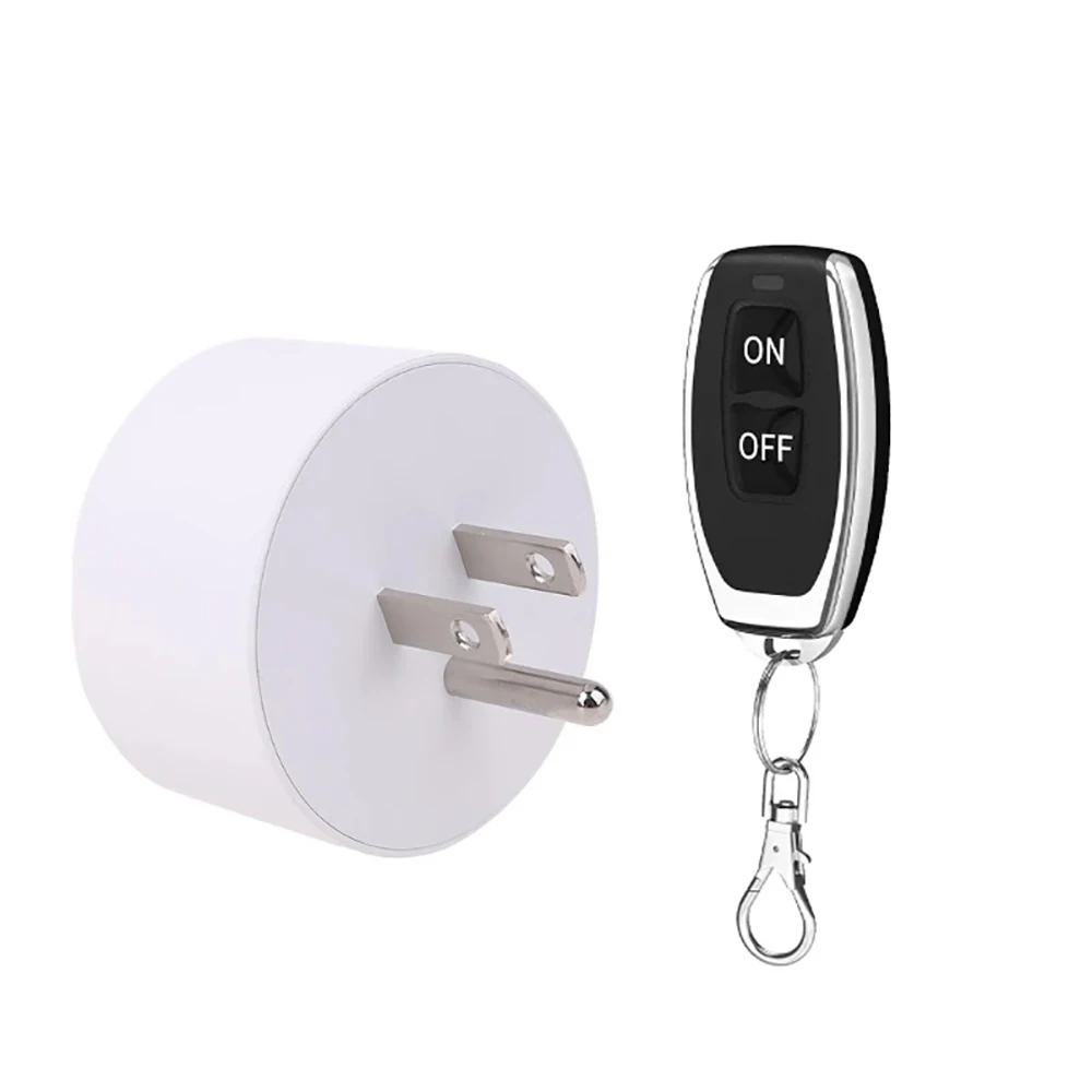 RF 433.92Mhz Wireless Smart Socket Remote Control Switch US Plug AC 220V-250V 10A 2500W Fan Lamp Coffee Machine