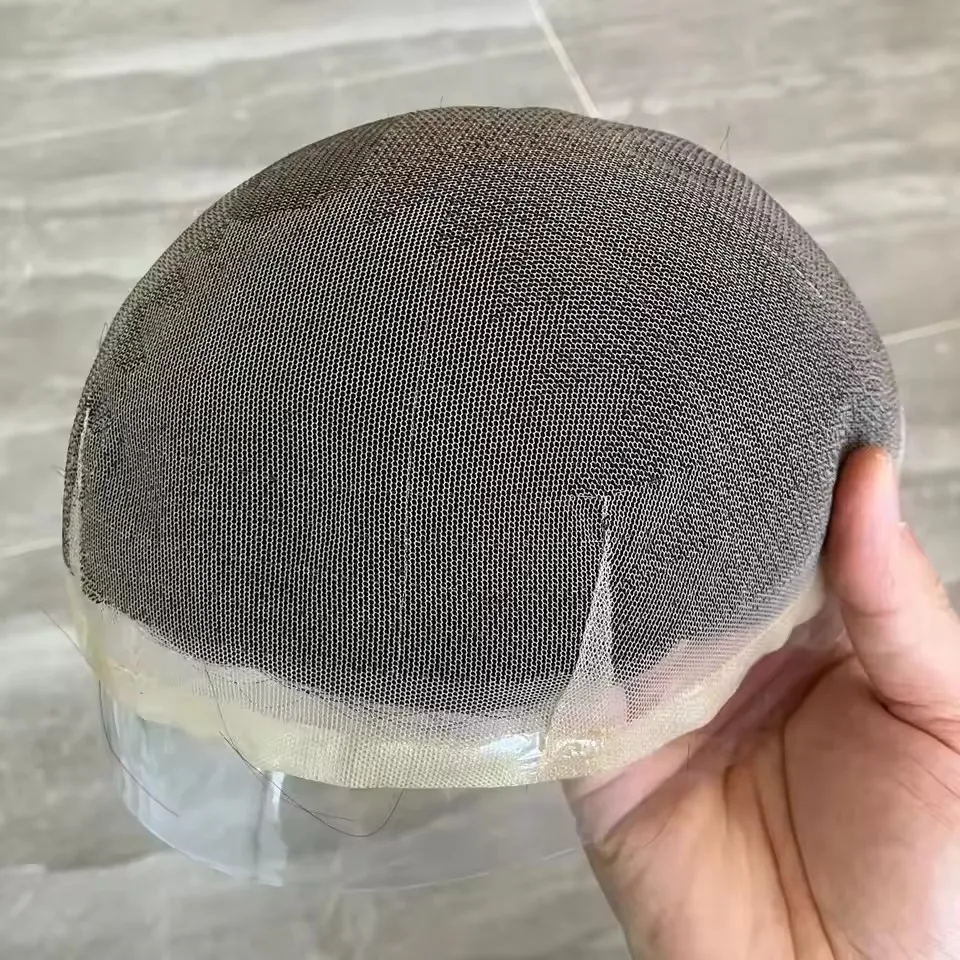 12 مللي متر 15 مللي متر الأفرو مجعد الرجال كامل الدانتيل الشعرية الاصطناعية شعر بشري أسود طبيعي 18 مللي متر حليقة تنفس الذكور الشعر المستعار عقدة ابيض #2