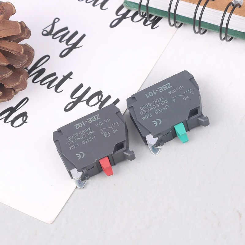 1 قطعة XB4-XB5 قاعدة اتصال مثبطات اللهب عالية القوة 101-واحدة مفتوحة عادة ZBE-102-واحدة مغلقة عادة