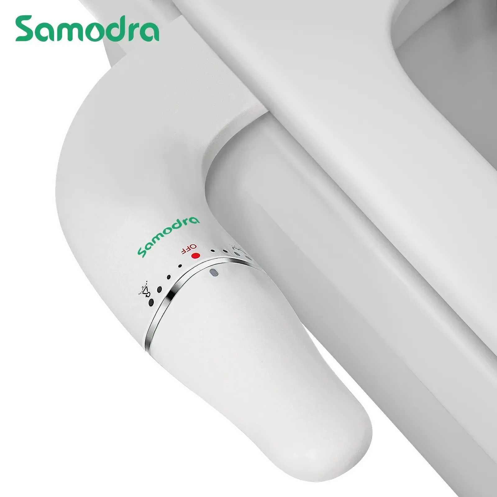 

SAMODRA ультратонкое крепление для биде для унитаза-двойное сопло, регулируемое давление воды, неэлектрический опрыскиватель
