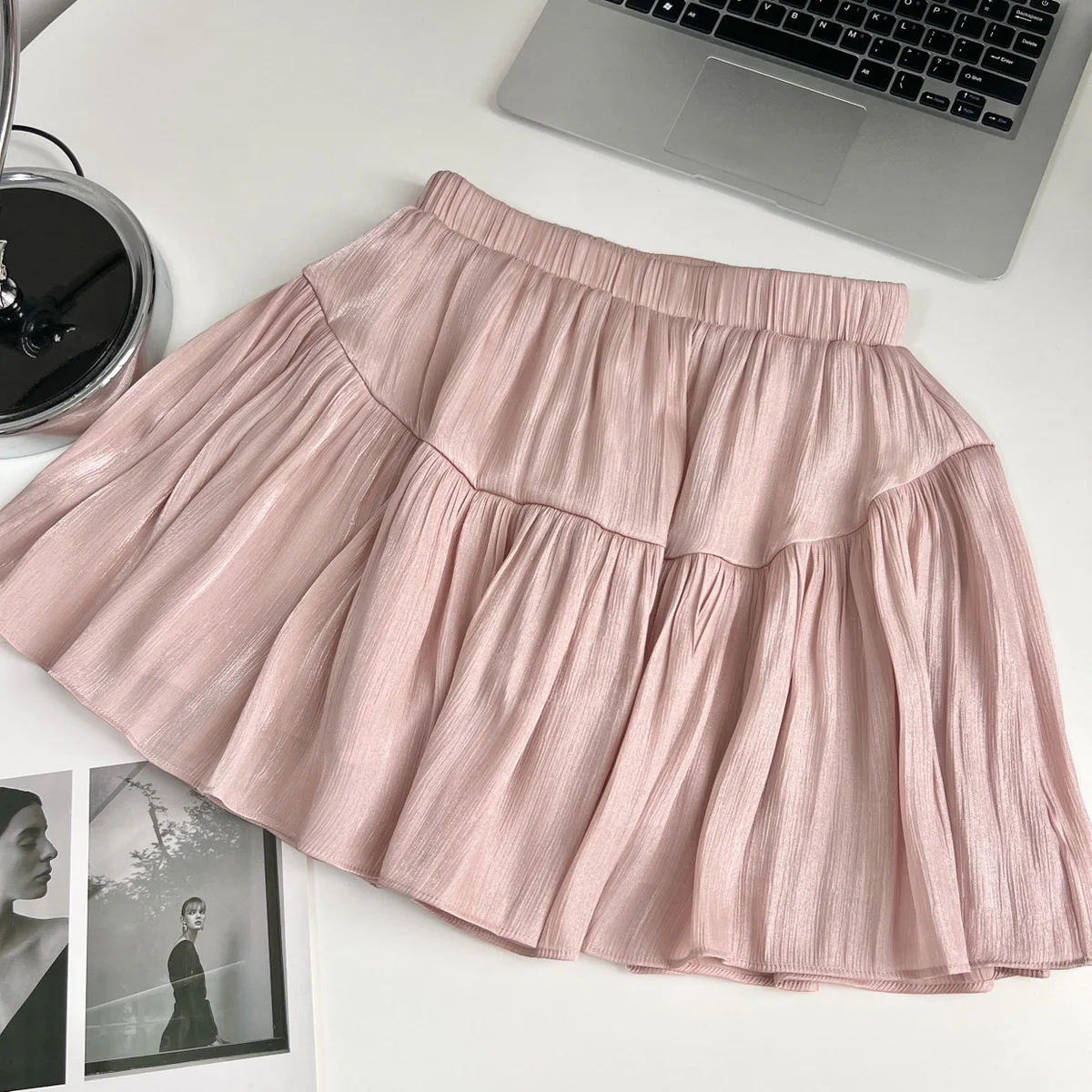 5 Colors Summer Skirts Women A-line Chic Solid Party Holiday College Mini Clothing Slim Y2k Falda Aesthetic Sweet Ins Fashion