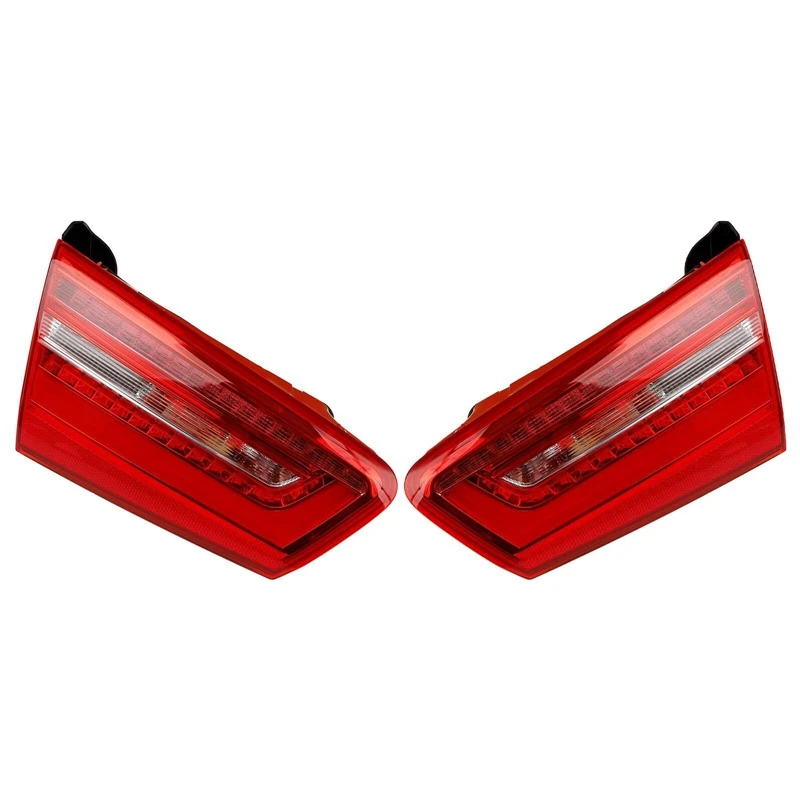 1 Pair Inner LED Tail Light Brake Stop Lamp For  A6 C7 Sedan 2012-2015 4GD945093 4GD945094 Replacement