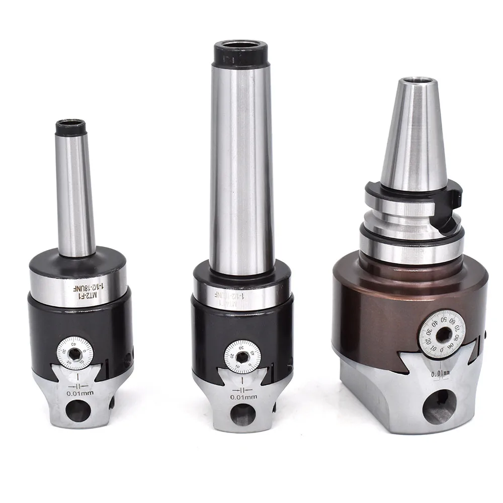 High quality 2 inch 12mm F1 50mm 75mm 100mm boring head CNC lathe rough bore tool holder R8 NT30 MT2 MT3 MT4 C20 C25