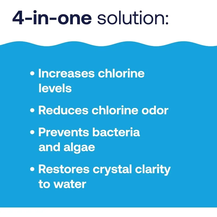 HTH 52037R Pool Care Shock Advanced, Swimming Pool Chemical - Cal Hypo Formula, Prevents Bacteria & Algae, Restores Crystal Clea image 3