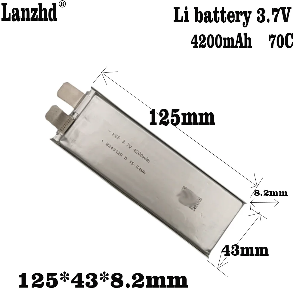 

1-10pcs 3.7V High Ratio Li-ion Battery 4200mAh Li Polymer Cell 35C For Electric Motor Wheelchair Battery Pack Diy 12V 24V