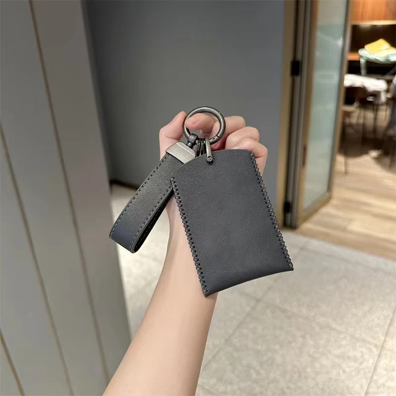 

Leather Car Key Case For Tesla Model 3 Model Y Car Card Key Holder Protector Full Cover Shell Keyless Bag 2023 Auto Accessories