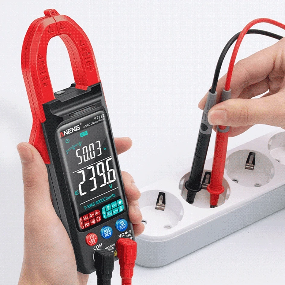 ANENG ST212 Clamp Multimeter Digital Display LCD Tester Current Detector Multifunctional Professional Meter Ammeter