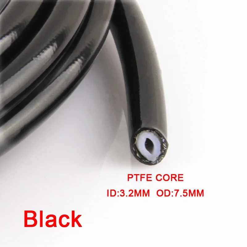 1 meter AN3 Motorcycle Braided Stainless Steel Nylon BRAKE LINE HOSE FLUID HYDRAULIC Precise Hose Gas Oil Fuel Line Hose