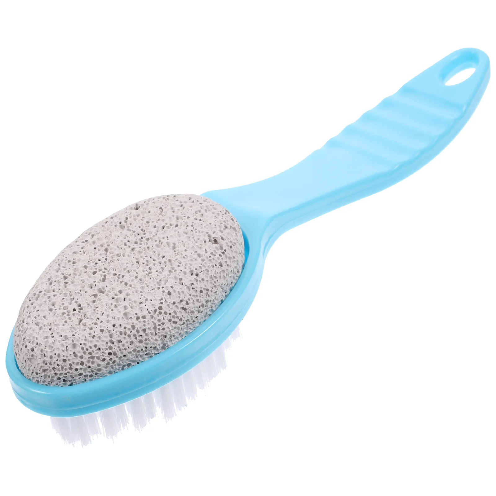 Double Sided Dead Skin Exfoliating Natural Pumice Stone Foot Brush Pedicure Tool Portable Easy Use Safe Materials Women Men