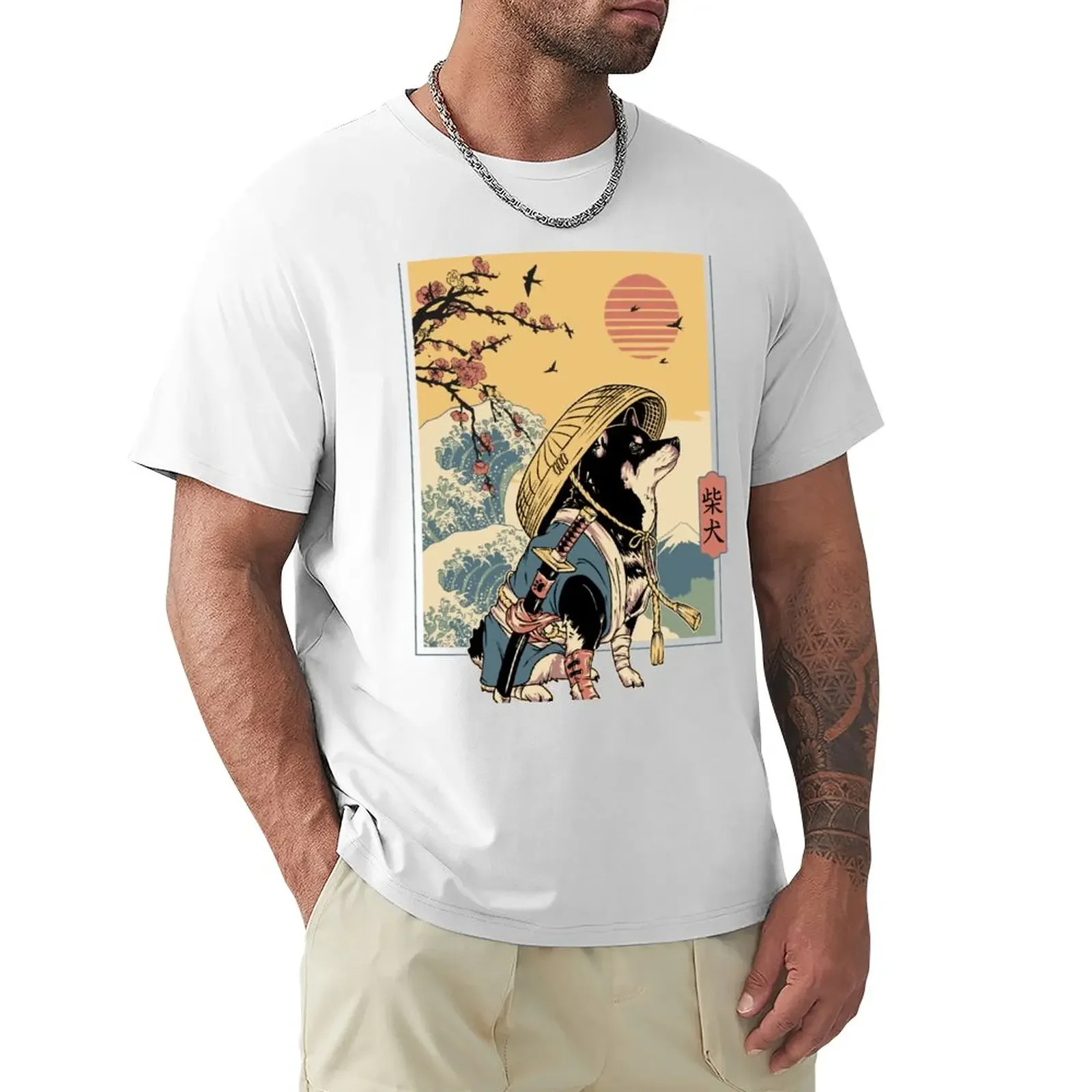 

Shiba Ronin T-Shirt hippie clothes graphics mens vintage t shirts