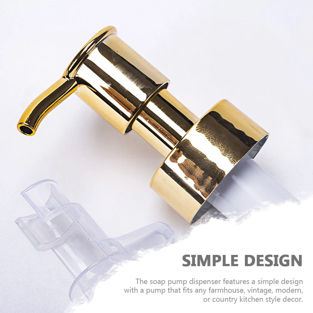 

2Pcs Refillable Soap Dispenser Ergonomic Pump Head for Home Hotel Bathroom Decor Soap Dispenser with Pump,soap Liquid Bottle