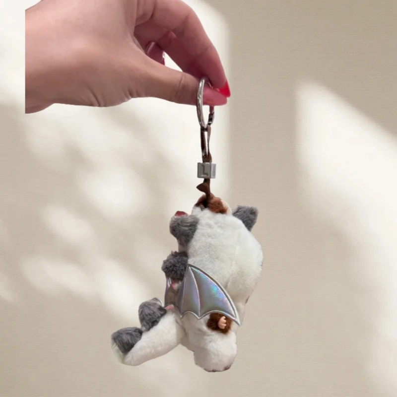 Adorável pequeno anjo conjunto pato pequeno para mini 10cm labubu 4.0 boneca roupas acessórios moda macacão roupas acessórios