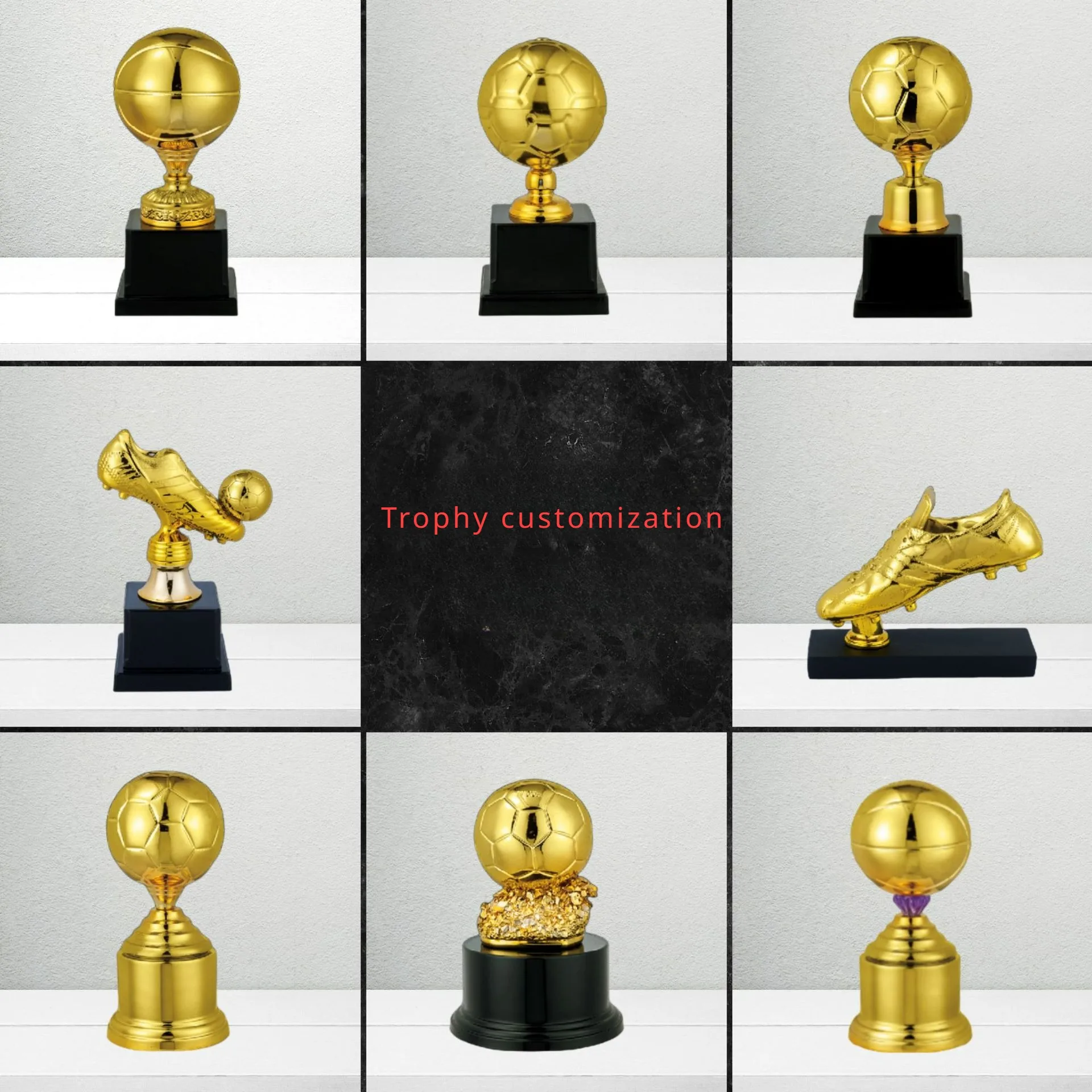 

Top scorer Award Golden Boot Trophy Golden Globe Model football match souvenir