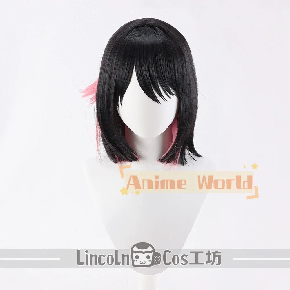 Anime Zenless Zone Zero Ellen Joe Shark Maid Wig Halloween Carnival Party Props Synthetic Hair Heat Resistant Fiber + Wig Cap