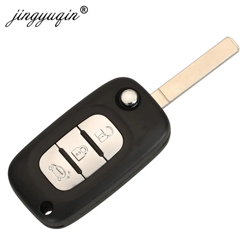 jingyuqin OEM Flip Remote Key 3Button 433MHz PCF7961M 4A for Lada Vesta X-RAY XRAY Granta Kalina Priora 2015-2019 TWB1G767