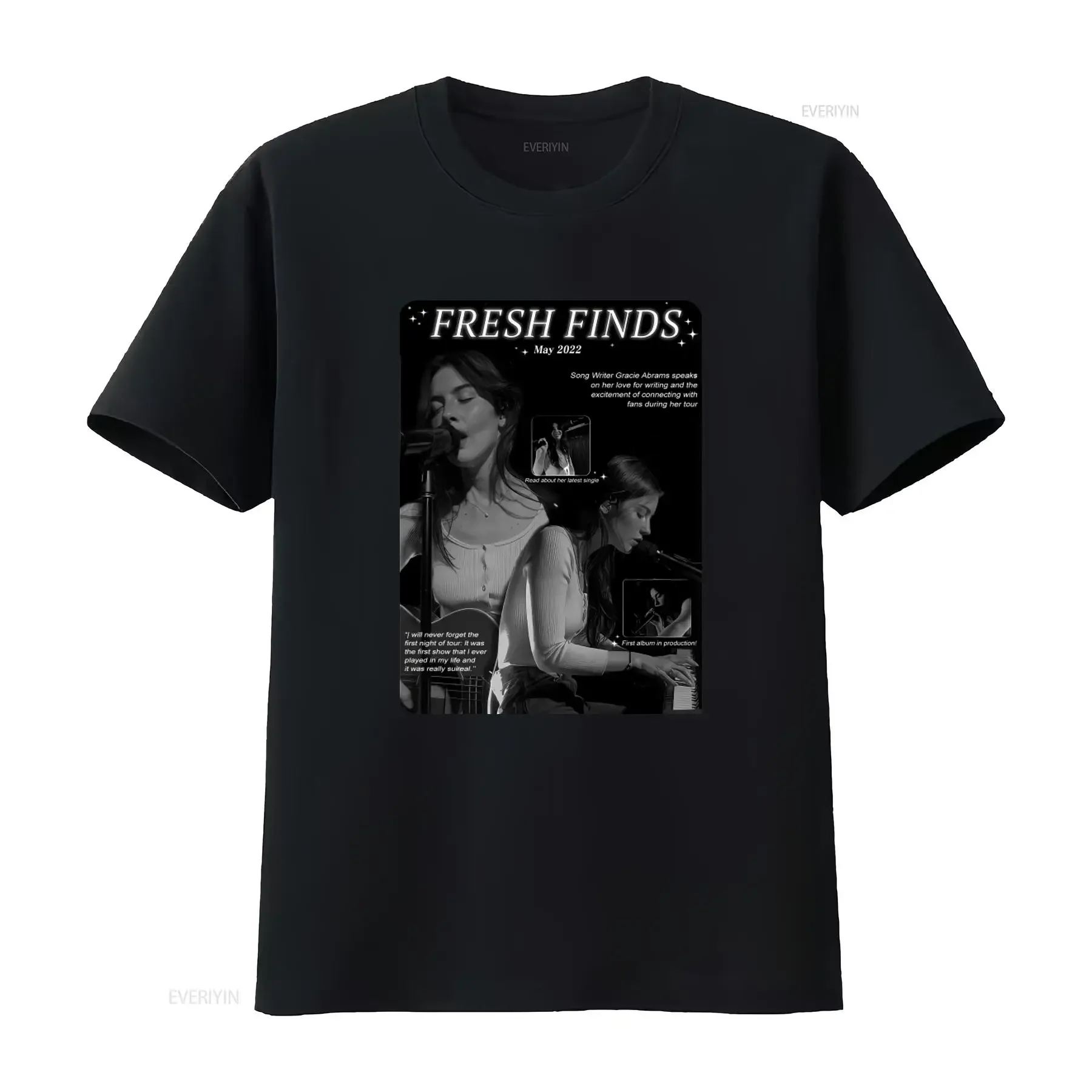 Gracie Abrams Music Inspired T Shirt The Good Riddance Tour 2023 This Is What It Feels Like Album Design vintage Washed graphic