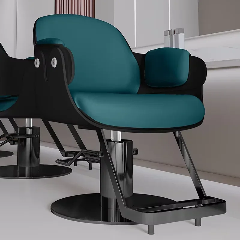 Simple Comfortable Barber Chairs Nordic Luxury Modern Ergonomic Salon Chair Trendy Professional Sillon Barbero Salon Furniture