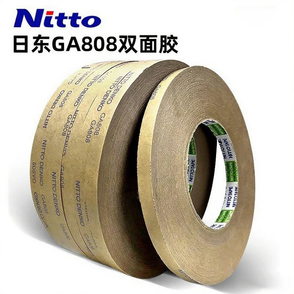 No.GA808 Double Coated Non-Woven Tissue Tape Strong Acrylic Adhesive for Home Appliance, OA Equipment, Plastic & Foam Assembly