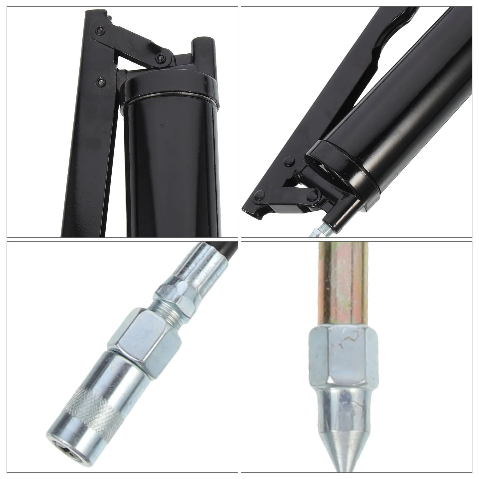 

Professional Lever Grease Gun Heavy Duty Hand-Operated Lubrication Tool for Car Manual Oil Filling Air Bleeder System