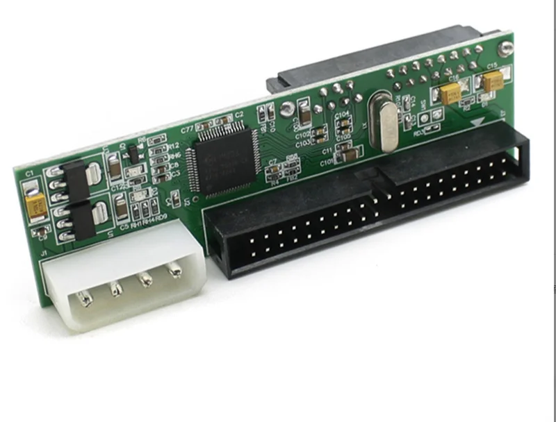 New 7+15p 22pin SATA female to IDE PATA 40Pin male Chipset Jmicron JM20330 adapter SATA-IDE card