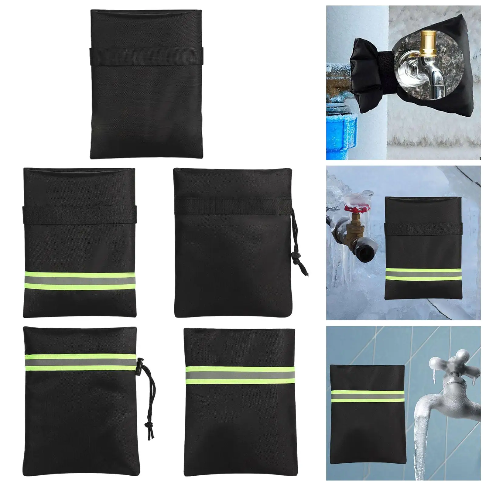 

Крышка для уличного крана, защита от замерзания, изолированная для зимы, водостойкая, морозостойкая, без шнуровки, крышка патрубка, внешняя крышка для крана