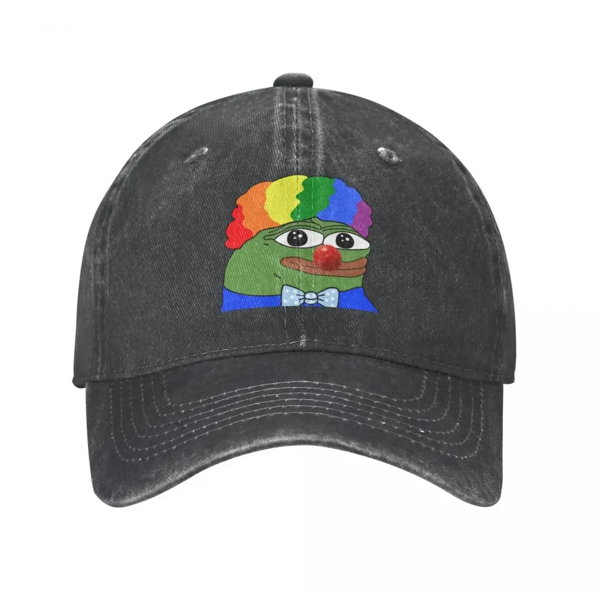 Gorras de béisbol informales Pepe The Frog Clown Dank Meme, gorros de algodón desgastados de estilo Unisex, gorras aptas para actividades al aire libre
