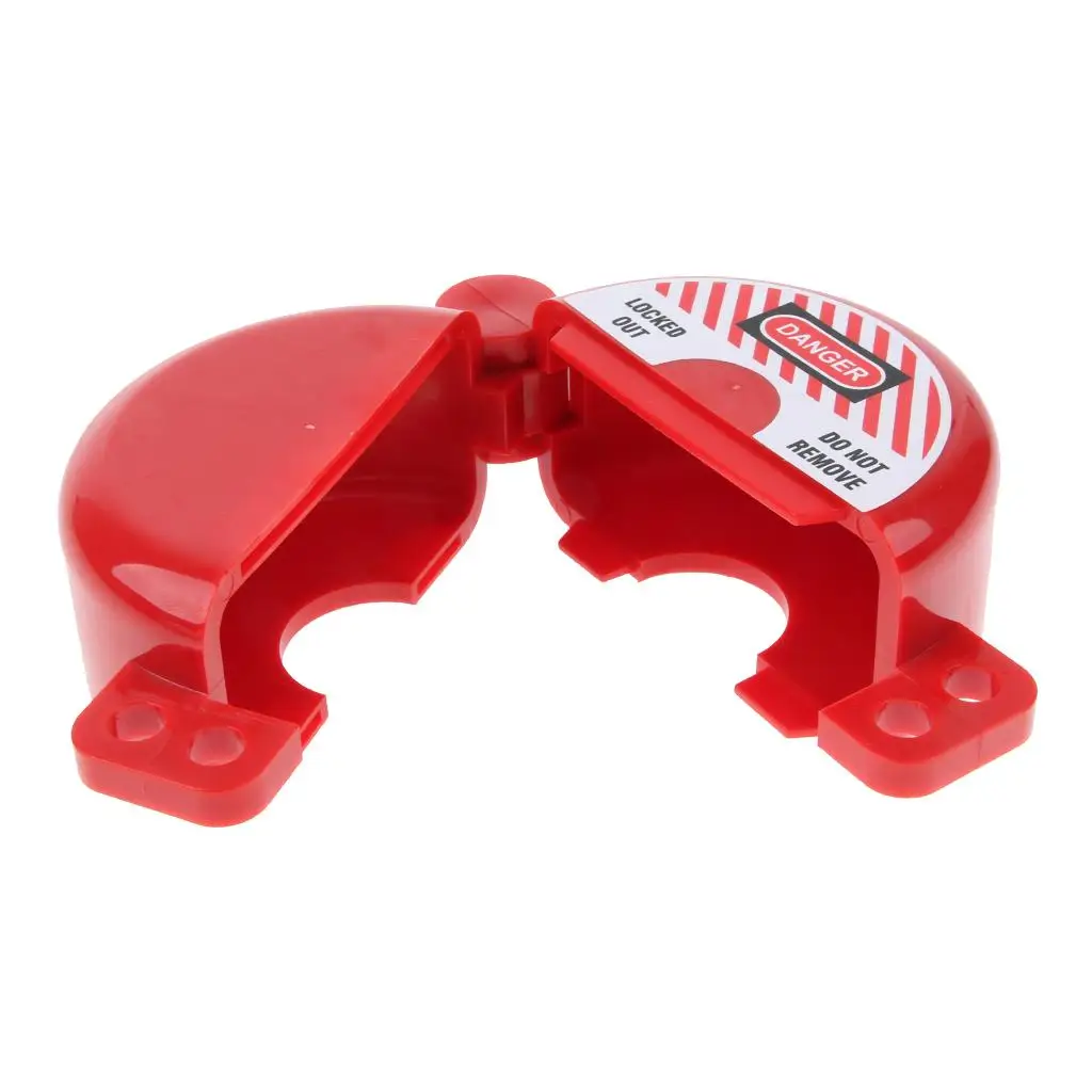Gate Valve Cable Lockout Red Polystyrene Metal Cable Device Safety Lockouts for Industrial Equipment Protection